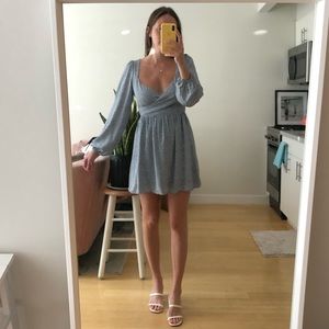 Lulus blue mini dress